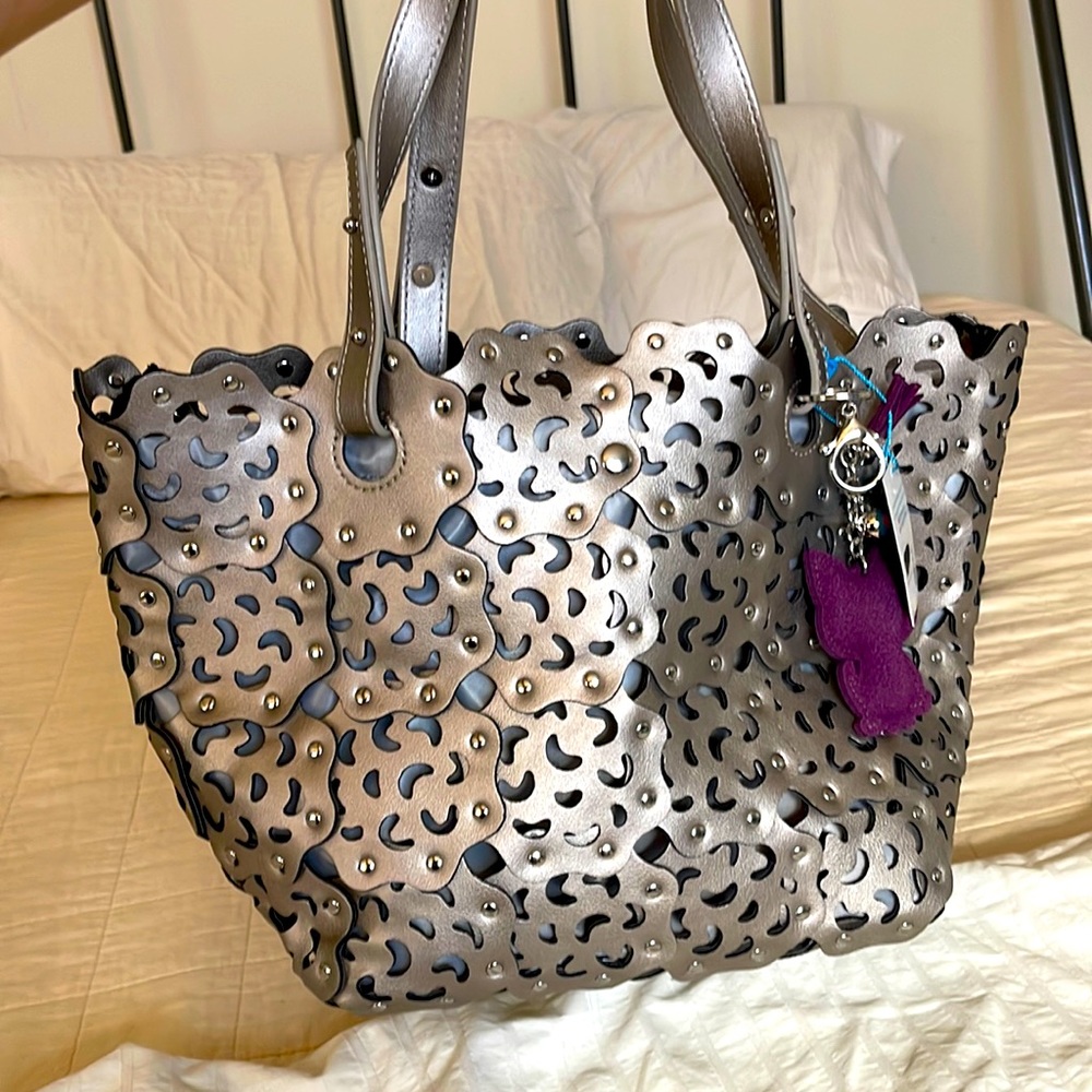 Gunmetal large bag